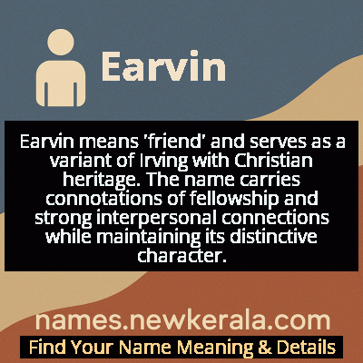 Earvin Name Meaning and Origin
