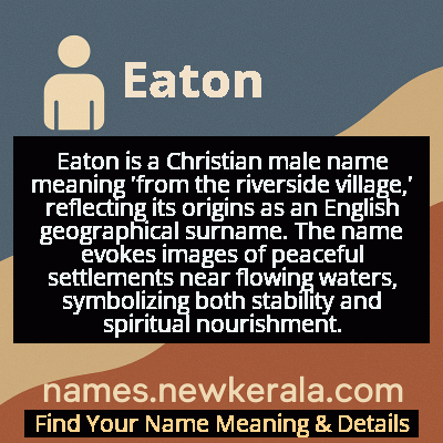 Eaton Name Meaning and Origin