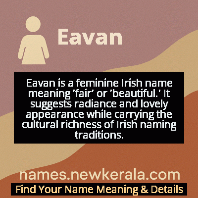 Eavan Name Meaning and Origin