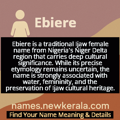 Ebiere Name Meaning and Origin