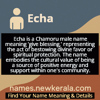 Echa Name Meaning and Origin