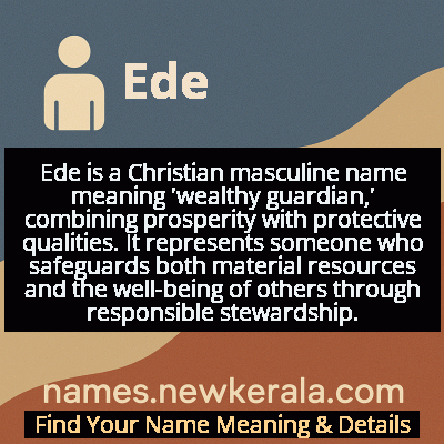Ede Name Meaning and Origin
