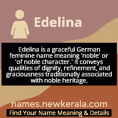 Edelina Name Meaning and Origin