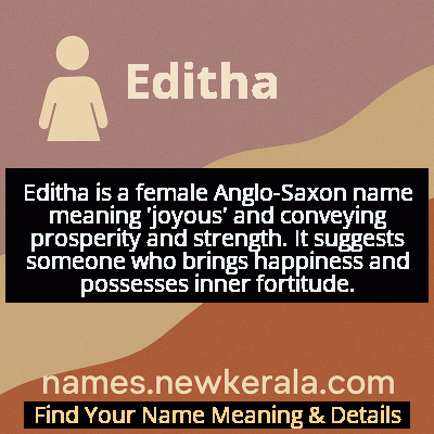 Editha Name Meaning and Origin