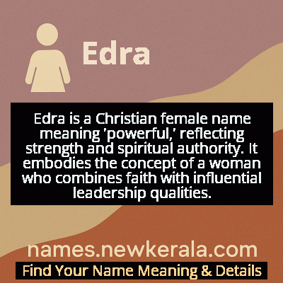 Edra Name Meaning and Origin