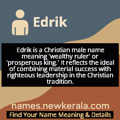 Edrik Name Meaning and Origin