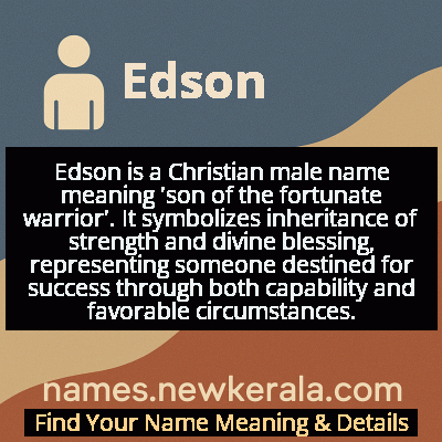 Edson Name Meaning and Origin