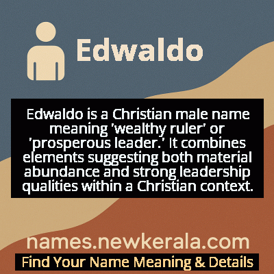 Edwaldo Name Meaning and Origin