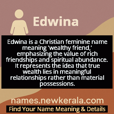 Edwina Name Meaning and Origin