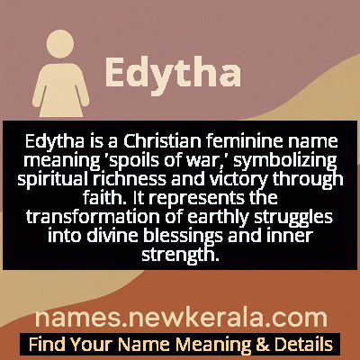 Edytha Name Meaning and Origin
