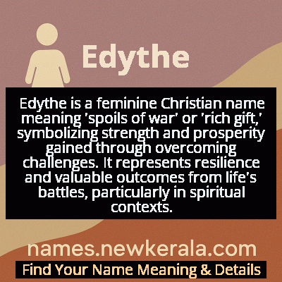 Edythe Name Meaning and Origin