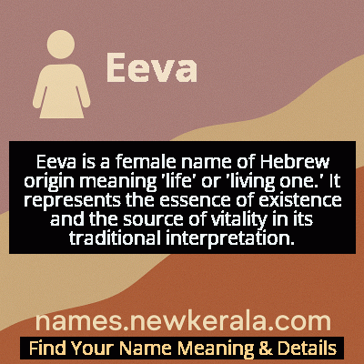 Eeva Name Meaning and Origin