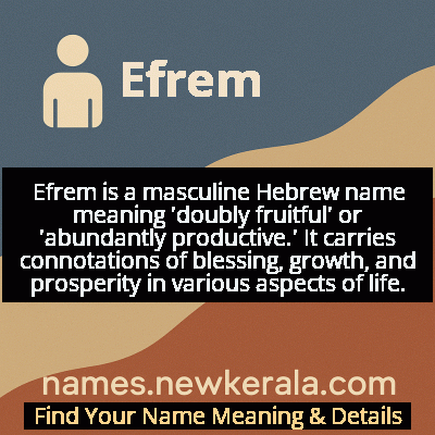 Efrem Name Meaning and Origin