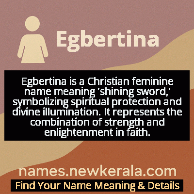 Egbertina Name Meaning and Origin