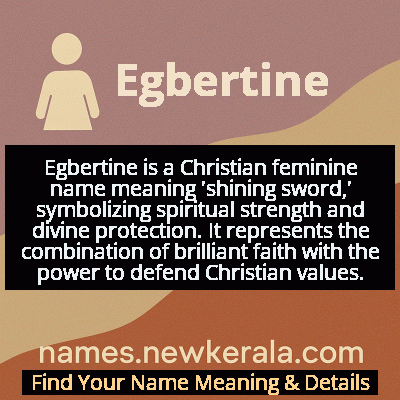 Egbertine Name Meaning and Origin