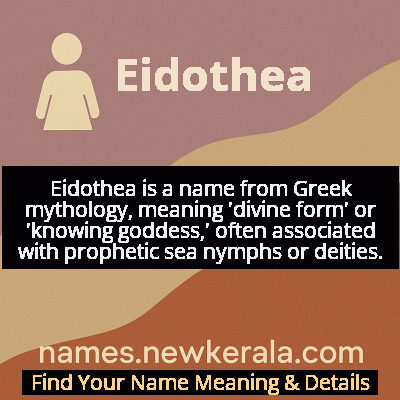 Eidothea Name Meaning and Origin