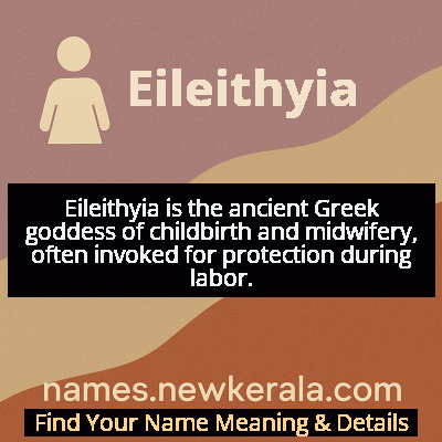 Eileithyia Name Meaning and Origin