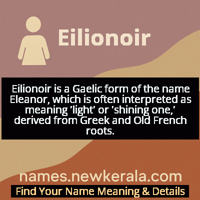 Eilionoir Name Meaning and Origin