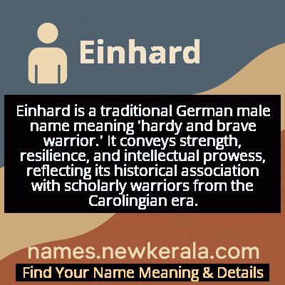 Einhard Name Meaning and Origin