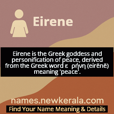 Eirene Name Meaning and Origin