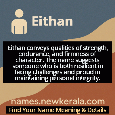 Eithan Name Meaning and Origin