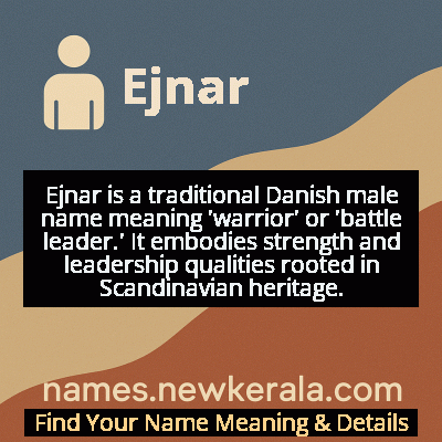 Ejnar Name Meaning and Origin