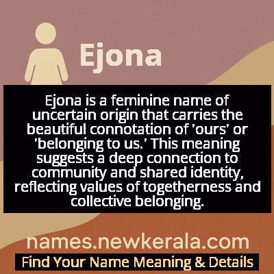 Ejona Name Meaning and Origin