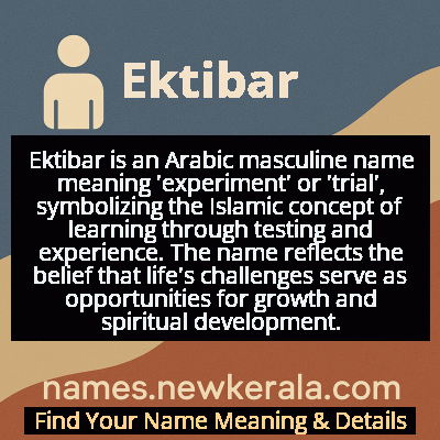 Ektibar Name Meaning and Origin