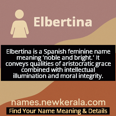 Elbertina Name Meaning and Origin