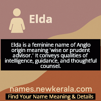 Elda Name Meaning and Origin