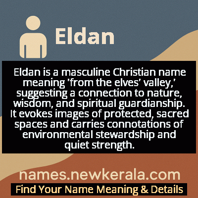 Eldan Name Meaning and Origin
