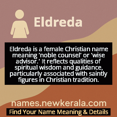 Eldreda Name Meaning and Origin