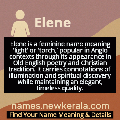 Elene Name Meaning and Origin