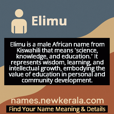 Elimu Name Meaning and Origin