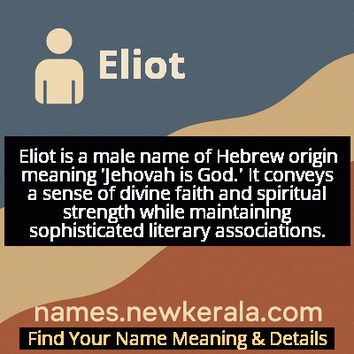 Eliot Name Meaning and Origin