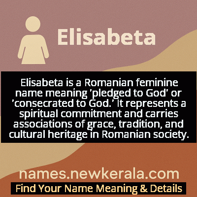 Elisabeta Name Meaning and Origin