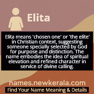 Elita Name Meaning and Origin