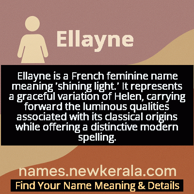 Ellayne Name Meaning and Origin