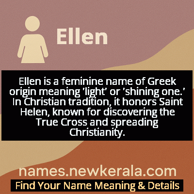 Ellen Name Meaning and Origin