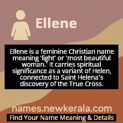 Ellene Name Meaning and Origin