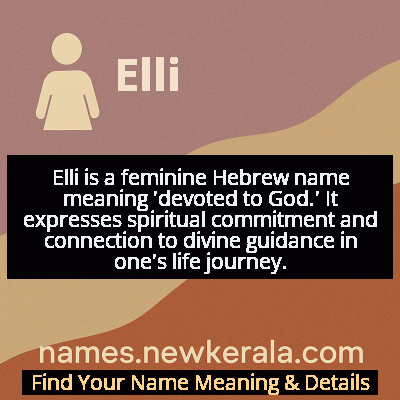 Elli Name Meaning and Origin