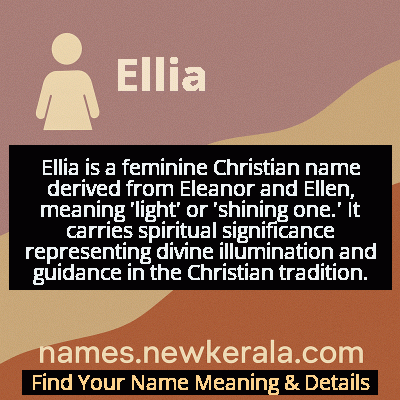 Ellia Name Meaning and Origin
