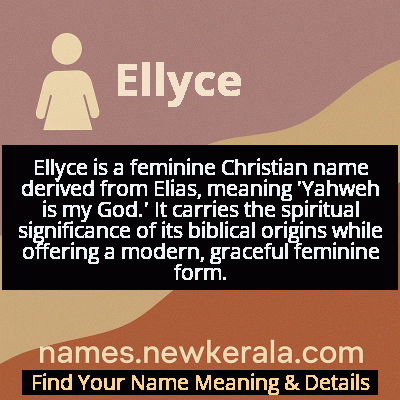 Ellyce Name Meaning and Origin