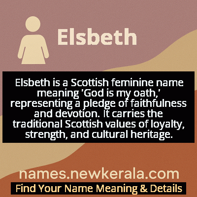 Elsbeth Name Meaning and Origin