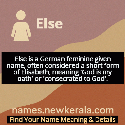 Else Name Meaning and Origin