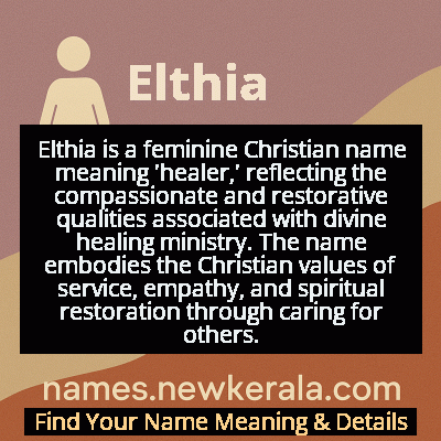 Elthia Name Meaning and Origin