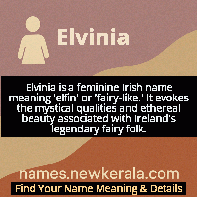 Elvinia Name Meaning and Origin