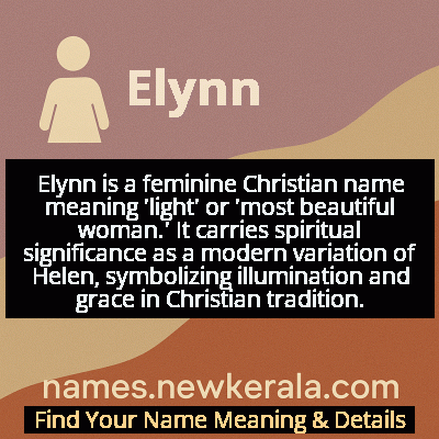 Elynn Name Meaning and Origin