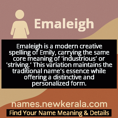 Emaleigh Name Meaning and Origin