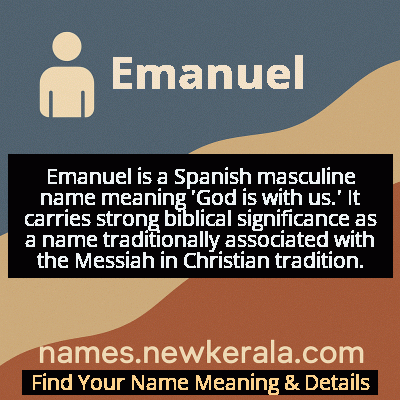 Emanuel Name Meaning and Origin